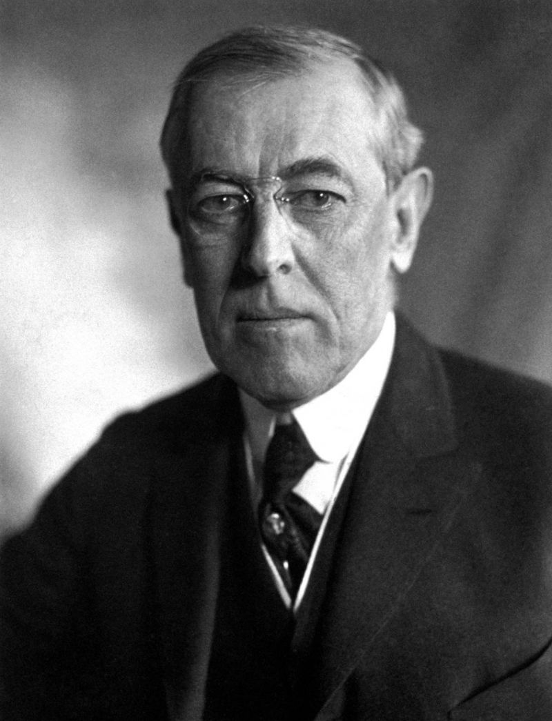 zobrazit detail historického snímku: President Thomas Woodrow Wilson.